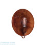 Иконка Zambelis 1484 SCONCE 1L E27 D33 COPPER RUSTY STEEL настенный светильник