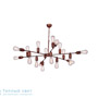 Иконка Zambelis 1485 PENDANT LIGHT 18L E27 D105 COPPER RUSTY STEEL подвесной светильник