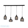 Иконка Zambelis 1509 PENDANT LIGHT 4L E27 BLACK STEEL подвесной светильник
