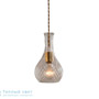 Иконка Zambelis 15105 PENDANT LIGHT 1L G9 D13 CLEAR GLASS-GOLD подвесной светильник