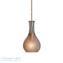 Иконка Zambelis 15106 PENDANT LIGHT 1L G9 D13 CLEAR GLASS MAT-GOLD подвесной светильник