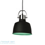Иконка Zambelis 1522 PENDANT LIGHT 1L E27 D22,5 STEEL-ALUMINIUM BLACK-LIGHT GREEN подвесной светильник