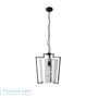 Иконка Zambelis 1525 PENDANT LIGHT 1L E27 D39 DARK BROWN STEEL-GLASS подвесной светильник