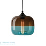 Иконка Zambelis 1575 PENDANT LIGHT 1L E27 D23 BROWN-BLUE GLASS подвесной светильник