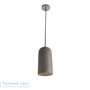 Иконка Zambelis 1581 PENDANT LIGHT 1L E27 D13 CONCRETE-CHROME BASE подвесной светильник