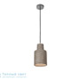 Иконка Zambelis 1582 PENDANT LIGHT 1L E27 D14,5 CONCRETE-CHROME BASE подвесной светильник