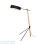Иконка Zambelis 1597 FLOOR LAMP 3L E27 WOOD-BLACK LAMPSHADE торшер