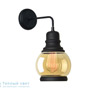 Иконка Zambelis 161051 SCONCE 1L E27 D14 CHAMPAGNE GLASS-BLACK настенный светильник