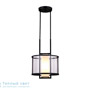 Иконка Zambelis 16107 PENDANT LIGHT 1 E14 D31 BLACK METAL-GLASS подвесной светильник