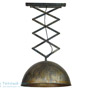 Иконка Zambelis 16131 PENDANT LIGHT 1L E27 D50 OLD STEEL METAL подвесной светильник