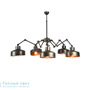 Иконка Zambelis 16133 PENDANT LIGHT 5L E27 D100 OLD STEEL METAL подвесной светильник