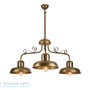 Иконка Zambelis 16138 PENDANT LIGHT 3L E27 RUSTY-BRONZE BRASS подвесной светильник
