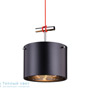 Иконка Zambelis 16145 PENDANT LIGHT 1L E27 D30 BLACK-CHROME METAL подвесной светильник