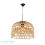 Иконка Zambelis 16177 PENDANT LAMP 1L E27 D53 WOOD подвесной абажур бамбук