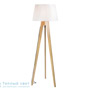 Иконка Zambelis 16179 FLOOR LAMP 1L E27 H150 WHITE SHADE-WOOD торшер