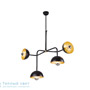 Иконка Zambelis 1623 PENDANT LIGHT 4L E14 BLACK-GOLD METAL подвесной светильник
