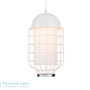 Иконка Zambelis 1634 PENDANT LIGHT 1L E27 METAL-FABRIC SHADE WHITE-CHROME подвесной светильник