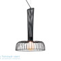 Иконка Zambelis 1636 PENDANT LIGHT 1L E27 METAL BLACK подвесной светильник