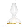 Иконка Zambelis 1637 PENDANT LIGHT 1L E27 METAL WHITE-GOLD подвесной светильник