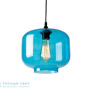 Иконка Zambelis 1646 PENDANT LIGHT 1L E27 D23 BLUE GLASS подвесной светильник