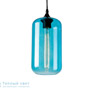 Иконка Zambelis 1647 PENDANT LIGHT 1L E27 D13,5 BLUE GLASS подвесной светильник