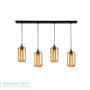 Иконка Zambelis 1649 PENDANT LIGHT 4L E27 CHAMPAGNE GLASSES подвесной светильник