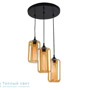 Иконка Zambelis 1650 PENDANT LIGHT 3L E27 D38  CHAMPAGNE GLASSES подвесной светильник