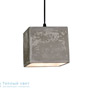 Иконка Zambelis 1658 PENDANT LIGHT 1L E27 15x15 CONCRETE подвесной светильник