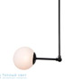 Иконка Zambelis 1672 PENDANT LIGHT 1L G9 CLASS-BLACK STEEL потолочный светильник