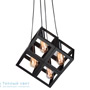 Иконка Zambelis 1678 PENDANT LIGHT 4L METAL BLACK подвесной светильник