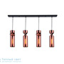 Иконка Zambelis 1686 PENDANT LIGHT 4L E27 COPPER GLASS подвесной светильник