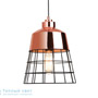 Иконка Zambelis 1689 PENDANT LIGHT 1L E27 D26 BLACK METAL-COPPER подвесной светильник