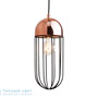 Иконка Zambelis 1690 PENDANT LIGHT 1L E27 D12 BLACK METAL-COPPER подвесной светильник