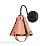 Иконка Zambelis 1693 SCONCE 1L E27 COPPER METAL-BLACK настенный светильник