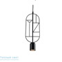 Иконка Zambelis 17027 PENDANT LIGHT 1L GU10 METAL BLACK подвесной светильник