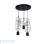 Иконка Zambelis 17029 PENDANT LIGHT 3L GU10 METAL BLACK подвесной светильник