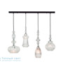 Иконка Zambelis 17041 PENDANT LIGHT 4L E27 GLASS линейный светильник