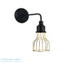 Иконка Zambelis 17089 SCONCE 1*5W LED D15 BLACK-GOLD METAL настенный светильник