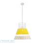 Иконка Zambelis 17128 PENDANT LAMP 1L E27 D40 YELLOW RATAN подвесной светильник