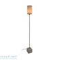 Иконка Zambelis 17136 FLOOR LAMP 1L E27 H160 BLACK METAL-CONCRETE-RATAN торшер