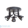 Иконка Zambelis 17142 CEILING LIGHT 3L GU10 D24 BROWN METAL прожектор