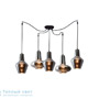 Иконка Zambelis 17150 PENDANT LIGHT 5L E27 GLASS CHROME подвесной светильник