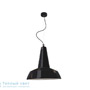Иконка Zambelis 17152 PENDANT LIGHT 1L E27 BLACK CLAY подвесной светильник