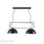 Иконка Zambelis 17155 PENDANT LIGHT 2L E27 BLACK METAL линейный светильник