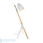 Иконка Zambelis 17159 FLOOR LAMP 1L E27 WHITE-BLACK STEEL-POLYESTER,WOOD торшер