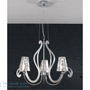 Иконка Zambelis 21011 PENDANT LIGHT 3L G9 SILVER/GOLD LEAF METAL-GLASS подвесной светильник