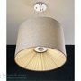 Иконка Zambelis 21082 PENDANT LIGHT 7L(6*E27 AND 1 LED) D50 BEIGE FABRIC SHADE подвесной абажур
