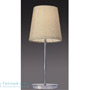 Иконка Zambelis 21085 TABLE LAMP 1L E27 CHROME METAL-BEIGE FABRIC SHADE настольная лампа