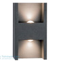 Иконка Zambelis E112 SCONCE LED UP-DOWN GRAPHITE ALUMINIUM-GLASS DIFFUSER уличный настенный светильник