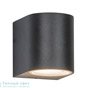 Иконка Zambelis E121 SCONCE GU10 GRAPHITE ALUMINIUM-GLASS DIFFUSER уличный настенный светильник